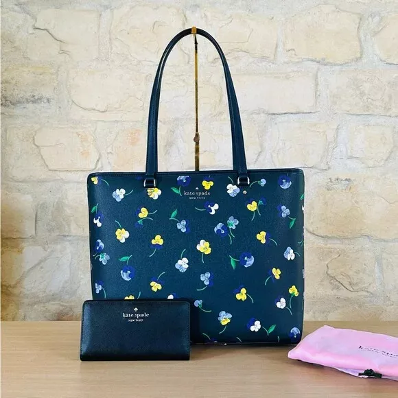 Kate spade shop blue tote bag