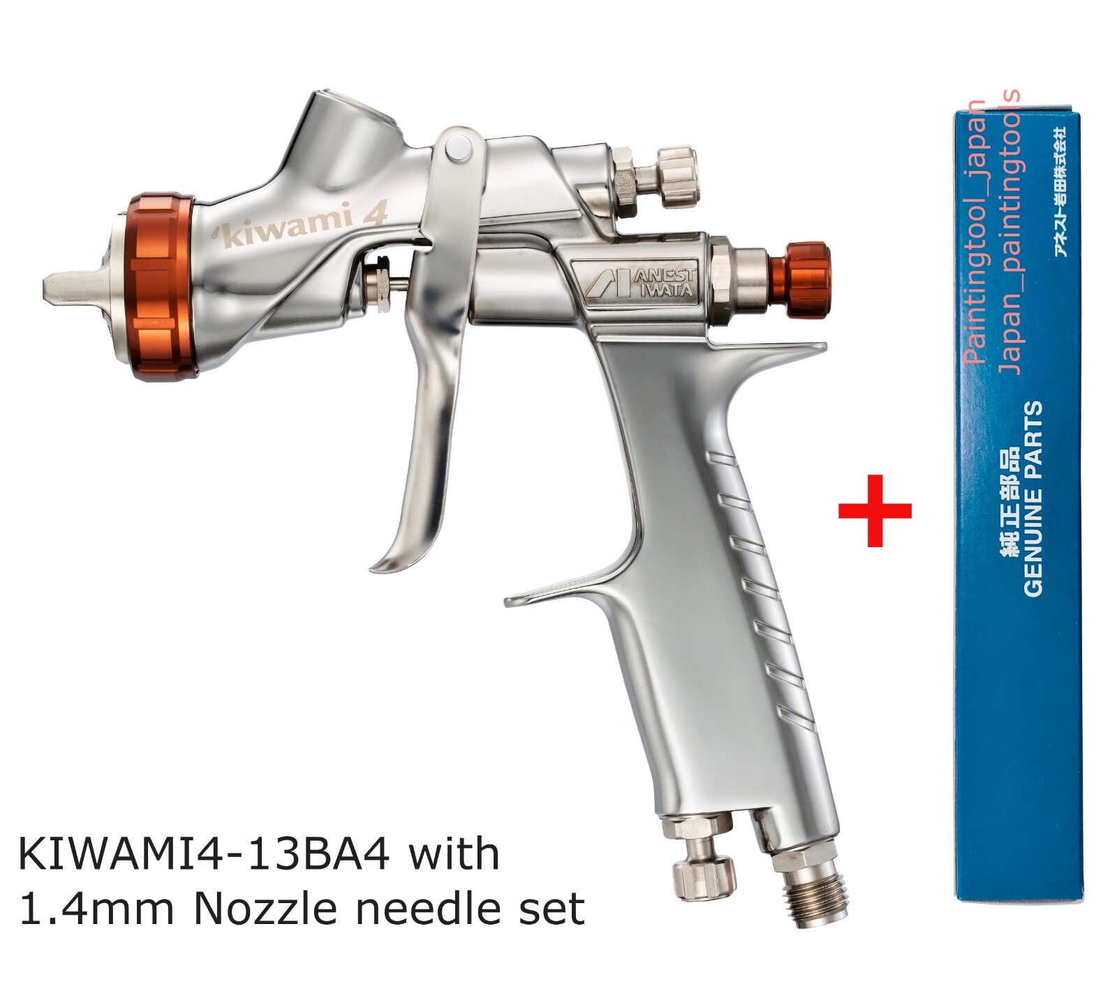 ANEST Iwata Kiwami4 14ba4 1 4mm With Cup 600ml Successor W 400 144g anest-iwata-kiwami4-14ba4-1-4mm-with-cup-600ml-successor-w-400-144g
