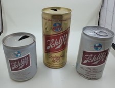 Vintage Schlitz Beer Cans Pull Tab Tall Boy G...