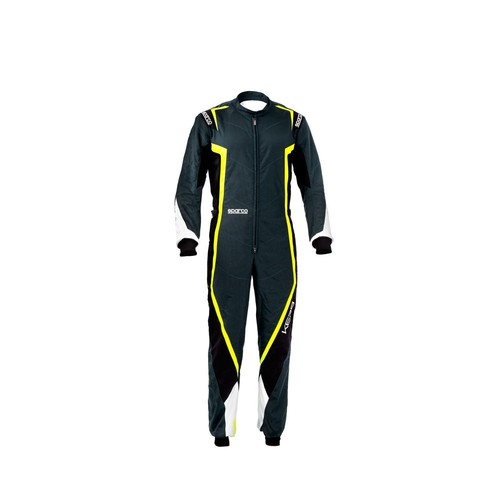 Sparco Italy KERB MY20 Karting Suit grey/yellow (CIK-FIA) (XS) - Picture 2 of 6