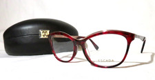 NEW Escada, Italy VEW428 Eyeglass frame 53-15-135 Red/Black Tortoise eyewear
