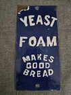 VINTAGE YEAST FOAM BREAD DOOR PALM PUSH PORCELAIN SIGN CAR GAS, OIL