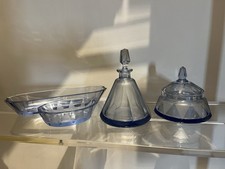Set Da Toilette In Vetro Art Deco’