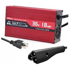 18 AMP 36 Volt Golf Cart Battery Charger  4-6 Hrs Fast Charge, 16FT RXV-36V18A