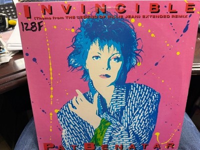 Pat Benatar Invincible 12'' 1985 CHRYSALIS 4V9-42878 POP ROCK DJPROMO