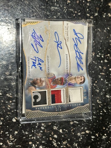 2024 Leaf In The Game Used Stockton Iverson Parker 6 Auto Patch 1/1 IGA6-6
