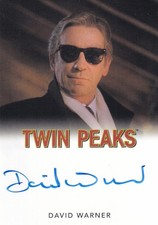 2025 Twin Peaks Lady Log Chronicles Autograph Card signed by David Warner
