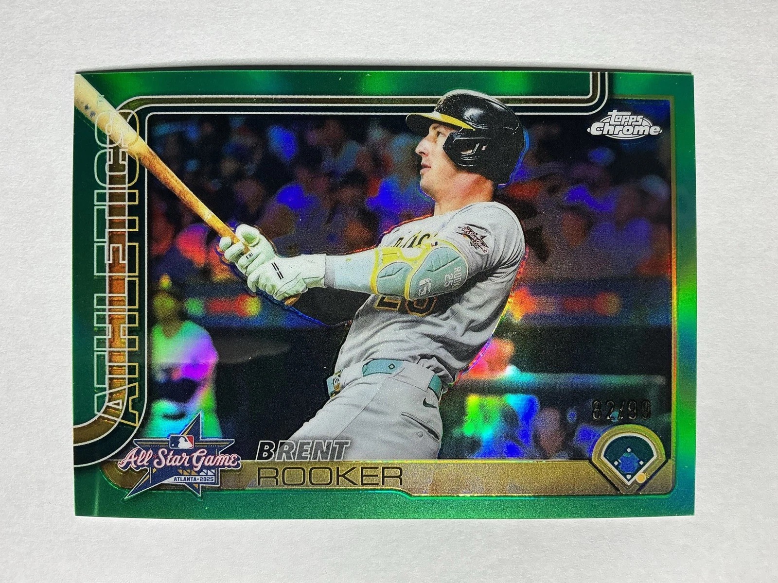2025 Topps Chrome Update - Brent Rooker - 2025 All-Star Game Green Refractor /99
