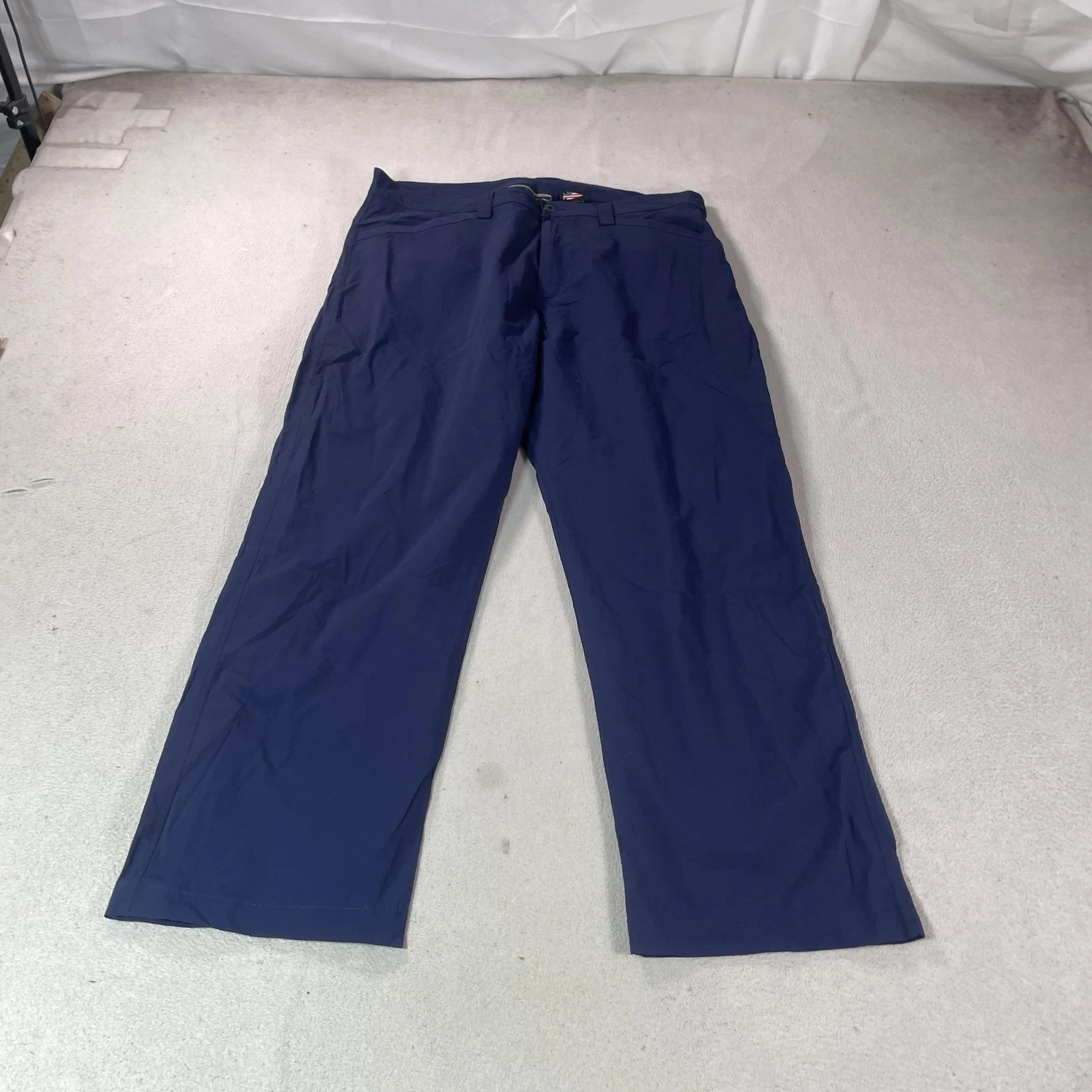 GORUCK Simple Pants Mens 36x30 Blue Stretch Quick Dry Chino Hulk USA Travel