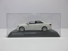 1/43 Kyosho Toyota Mark X Premium 130 Series Early White Pearl Crystal Minicar