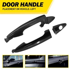 Exterior Door Handle Set For 2012-2017 Hyundai Accent Front Left and Rear Left X