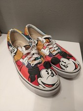 Disney Vans Mickey Mouse All Over Low Shoes Skate 6.5M/8W