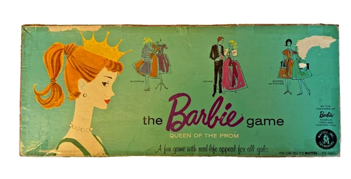 Vintage Original The Barbie Game Queen Of The Prom Board Game 1960’s Complete