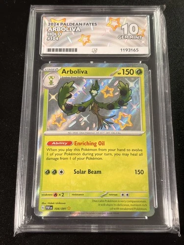 Arboliva 104 ACE graded card
