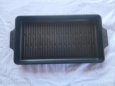 Pampered Chef Nonstick Double Burner Grill 18.5 X 10.5 Made In Germany