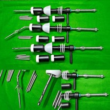 3Pc Mangeshkar Type Uterine Manipulator 10mmx330mm Articulating SS Surgical Tool