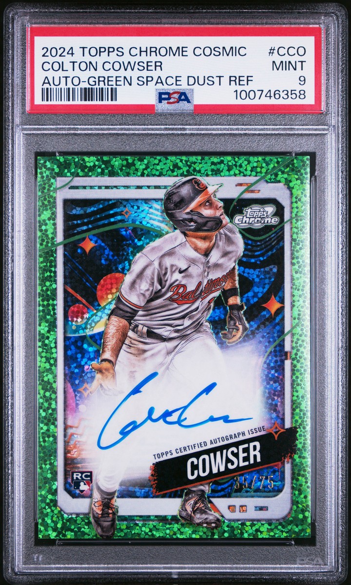 Topps - 75枚限定 Topps Chrome Colton Cowser PSA 9 2024 TOPPS CHROME COSMIC COSMIC CHROME AUTOS #CCO COLTON