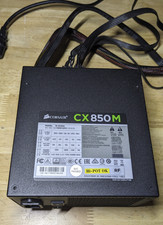 CORSAIR CX850M 850 Watt Modular ATX Power Supply - TESTED