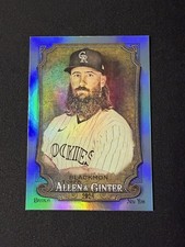 2024 Topps Allen & Ginter - Charlie Blackmon #125 Silver Portrait