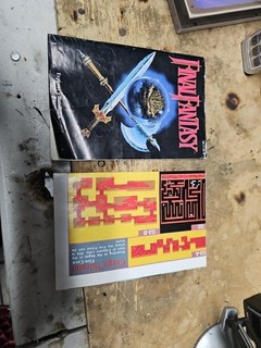 Final Fantasy Explorer's Handbook Nintendo NES Instruction Manual And Map Only