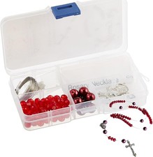 Catholic Rosary Making Kit, Ideal First Communion Gift for Kids