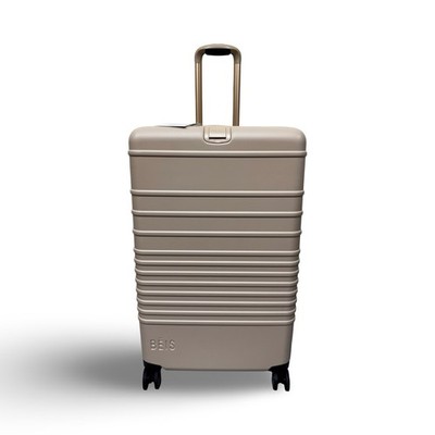 BÉIS Large Check-In Roller- Beige