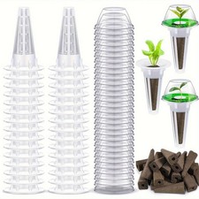 121x Hydroponic Garden Seed Pods Grow Anything Kit with Accessories Sponge Dome 0.10 per sponge