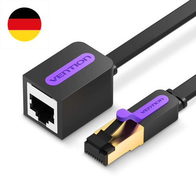 RJ45 CAT7 Ethernet-Verlängerungskabel von , Ethernetkabel, Verlängerung, Netzwer