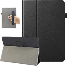 Case for 8 Inch Tablet, PU Leather Slim Folding Stand Folio Cover with Hand Stra