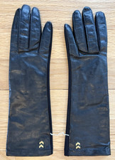 VINTAGE WOMEN  ISOTONER DRESS LEATHER STRETCH GLOVES ONE SIZE WATER REPELLENT