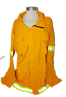 PGI FireLine 7 oz. Tecasafe Plus Smokechaser Deluxe Field Coat, Size Med-Reg