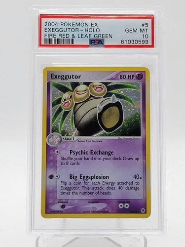 EXEGGUTOR 2004 POKEMON EX FIRE RED LEAF GREEN HOLO #5 PSA 10 Q3963