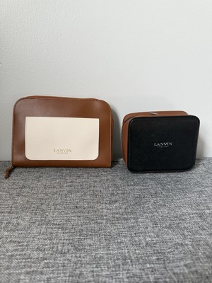 NEW Unopened Set of 2 Lanvin Parfums Turkish Airlines Business Class Amenity Kit