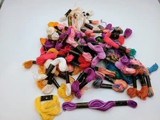 46 Skeins American Thread Co. Embroidery Thread Multicolored Some Partial Use 
