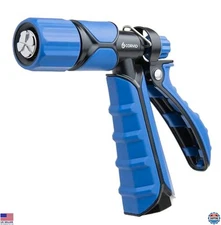 Premium Heavy Duty Rear Trigger Adjustable Spray Nozzle - Zinc, Stream Control