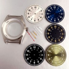 39mm Classic Pilot Sapphire 20ATM Diver Watch Case For Seiko NH35 NH36 ETA2824