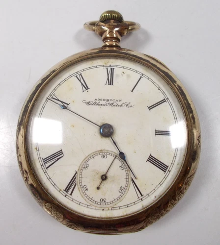 American Waltham Watch Co Pocket Watch...Non-Working with Wear  55mm
