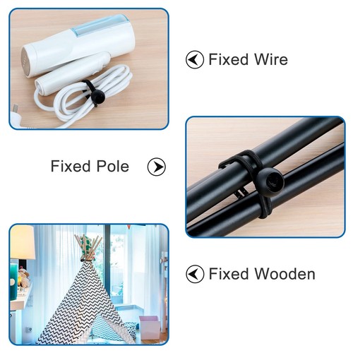 Ball Bungee Ties 100 PCS- Ball Bungee Cords 4 Inch Heavy Duty Elastic Cord Ca... - 第 2/7 張圖片