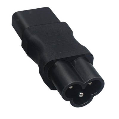 IEC320 C6 auf C13 Verlängerungsnetzstecker Adapter, 2.5A/10A Konverter, Stecker