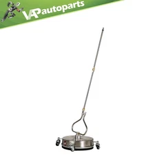 13.7" Pressure Washer Surface Cleaner with 4 Wheels Stainless Steel Wholesale