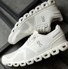 On Cloud 5 Woman  s White Breathable Mesh Running Shoes 5998373 /US W10