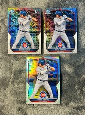 Matt Mervis 2023 Bowman Chrome (2) 1st Mojo Refractor & 1st Lunar Glow Refractor