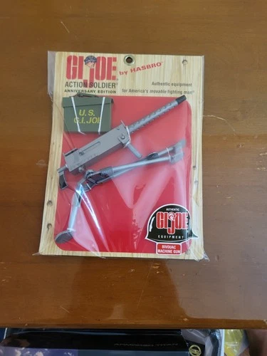 VINTAGE GI JOE 1964 ACTION SOLDIER 40TH ANNIVERSARY SET BIVOUAC  MACHINE GUN SET
