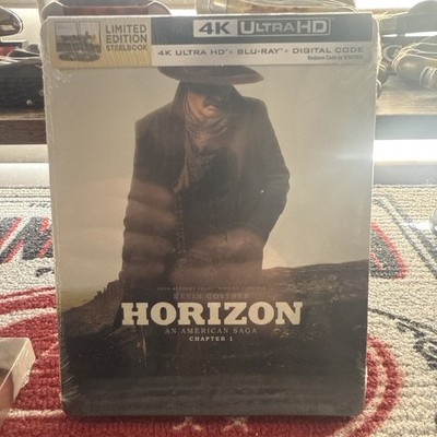 Horizon An American Saga Chapter 1  Steelbook (4K UHD Blu-ray) New