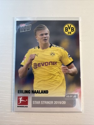 2019-20 Topps Now Bundesliga - Erling Haaland #195 Star Striker BvB