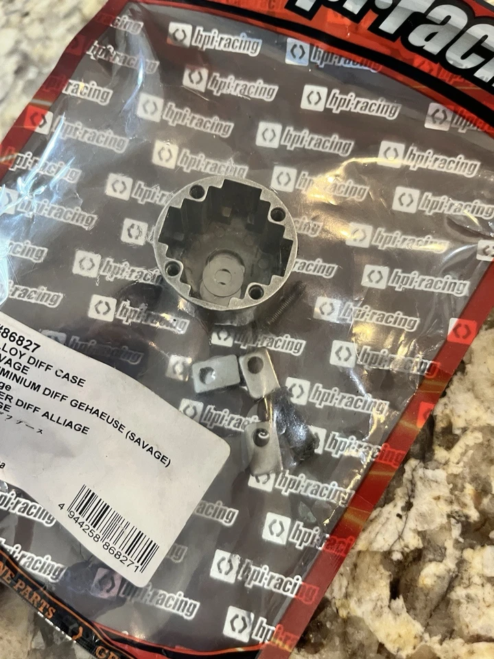HPI Savage Alloy Differential Case Set [HPI86827] 86827 Open Pack Hobby Parts - Image 4 of 4