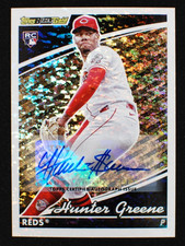 ⚾ HUNTER GREENE - 2022 Topps Black GOLD #BG-17 AUTO SSP Rookie RC /10 - Reds