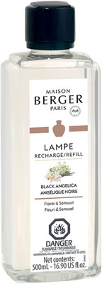 Maison Berger, Black Angelica, Lampe Berger Fragrance Refill Oil for Home Diffus