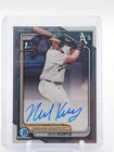 NICK KURTZ 2024 BOWMAN CHROME DRAFT 1ST BASEBALL AUTO #CPA-NK ATHLETICS Q6646