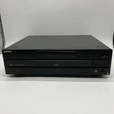 Sony CDP-CA7ES 5-Disc Changer CD Player - Tested - No Remote - PLEASE READ DESC.
